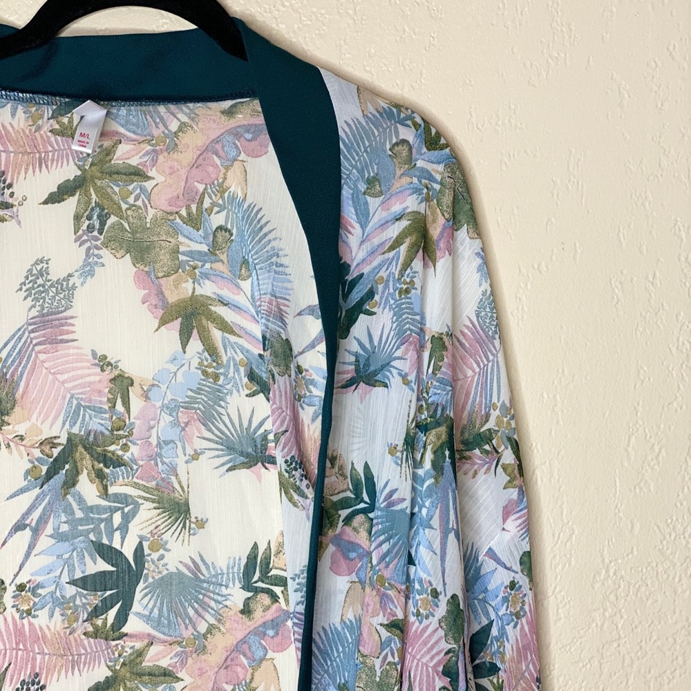 Xhilaration - Green Kimono